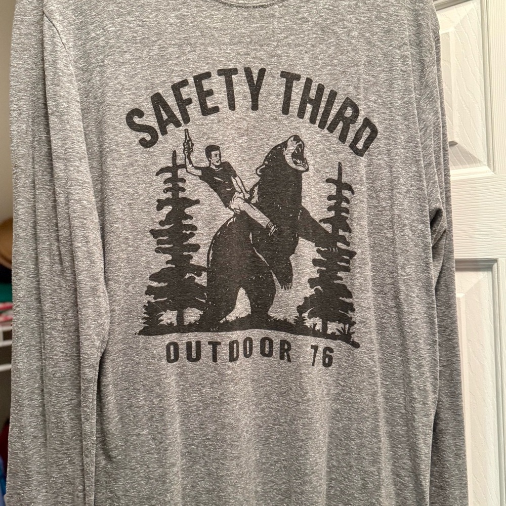 Outdoor 76 Gray Long Sleeve Shirt
